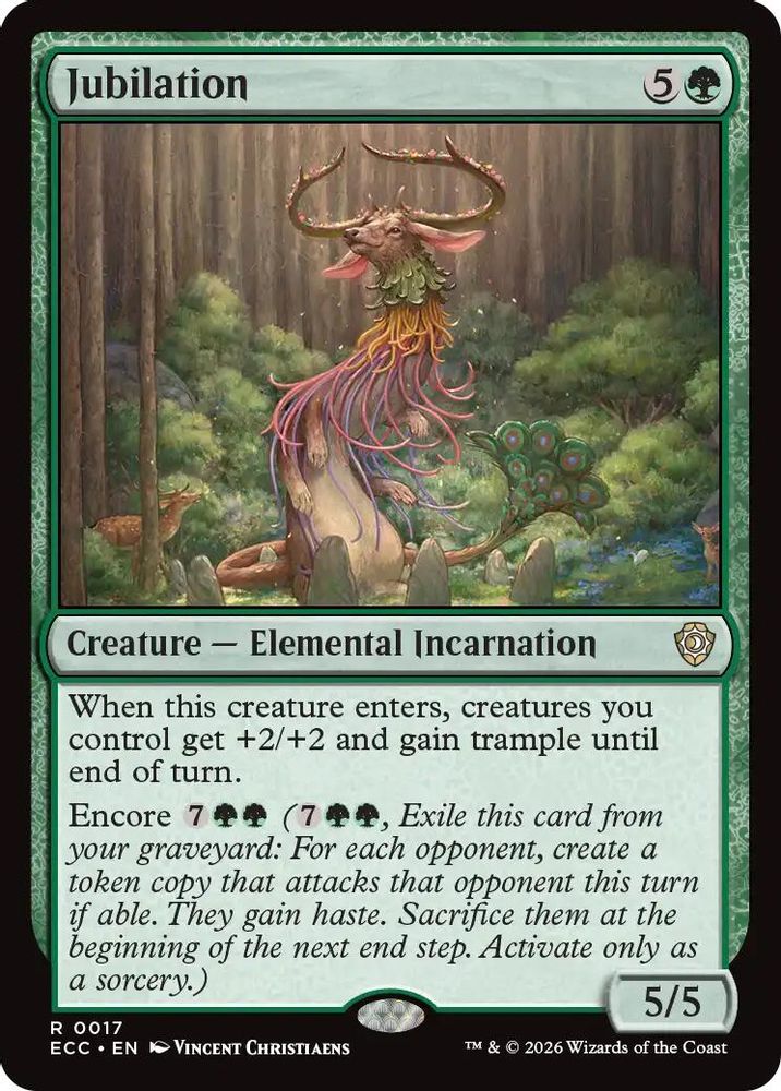 Jubilation [Lorwyn Eclipsed Commander]