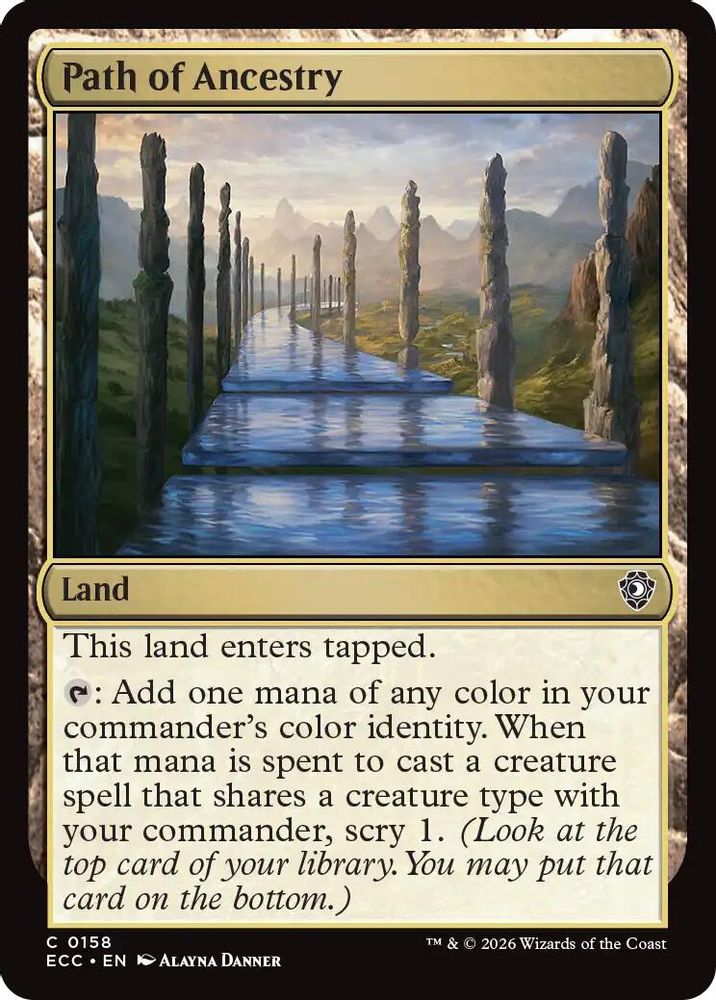 Path of Ancestry [Lorwyn Eclipsed Commander]