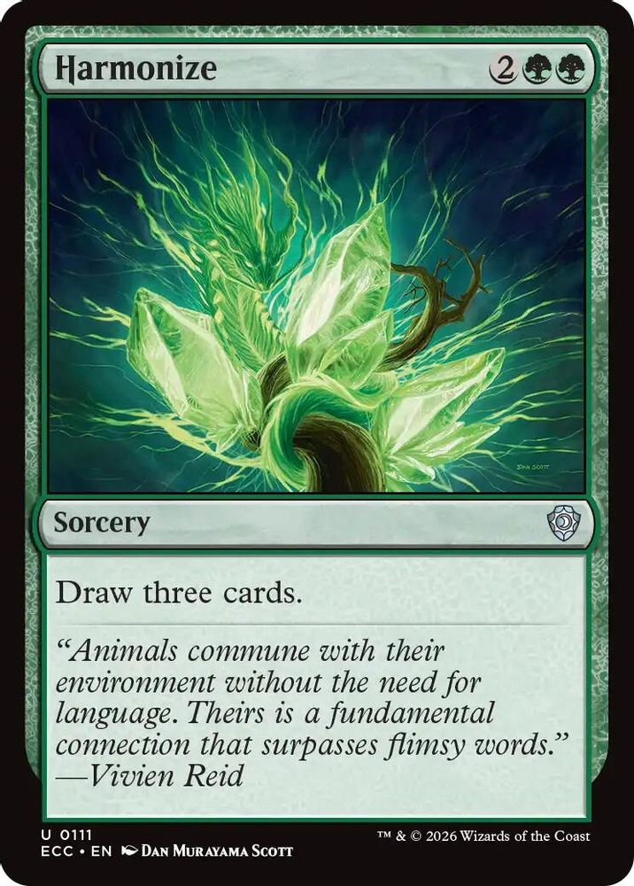 Harmonize [Lorwyn Eclipsed Commander]