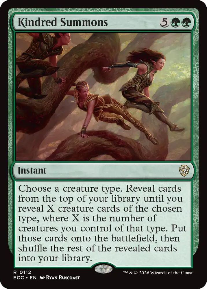 Kindred Summons [Lorwyn Eclipsed Commander]