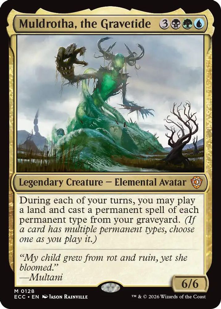 Muldrotha, the Gravetide [Lorwyn Eclipsed Commander]