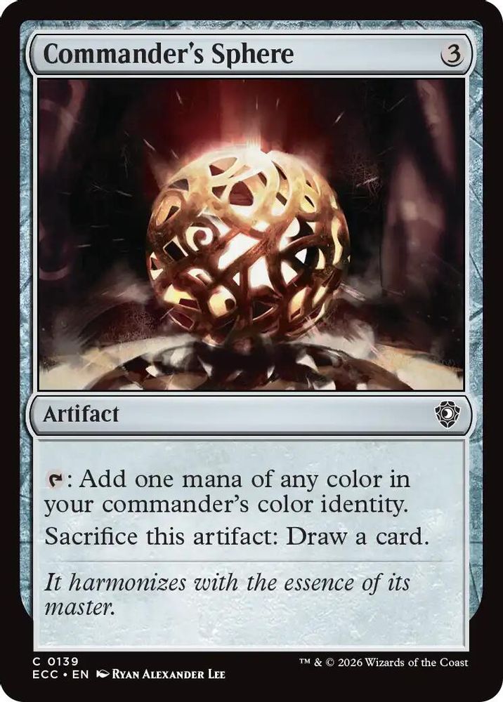 Commander's Sphere [Lorwyn Eclipsed Commander]