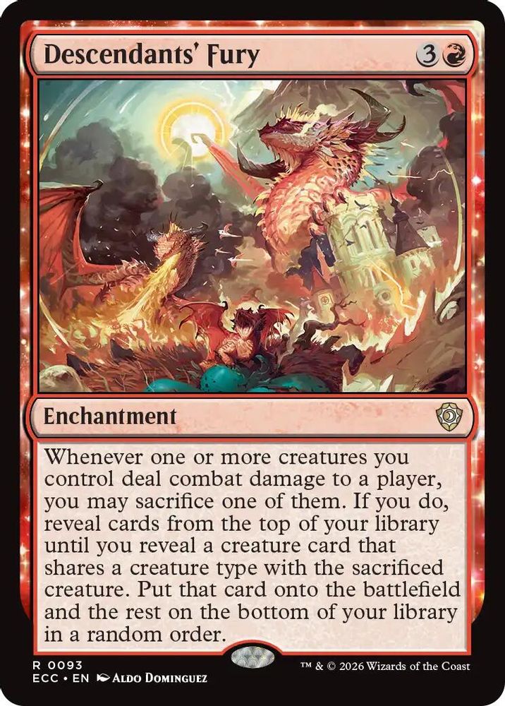 Descendants' Fury [Lorwyn Eclipsed Commander]