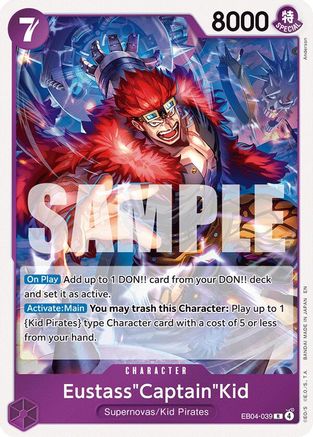 Eustass"Captain"Kid (EB04-039) [The Azure Sea's Seven]