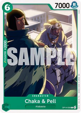 Chaka & Pell (OP14-030) [The Azure Sea's Seven]