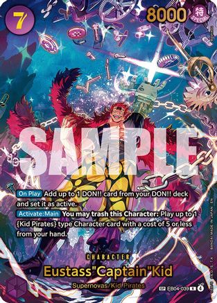 Eustass"Captain"Kid (EB04-039) (SP) [The Azure Sea's Seven]