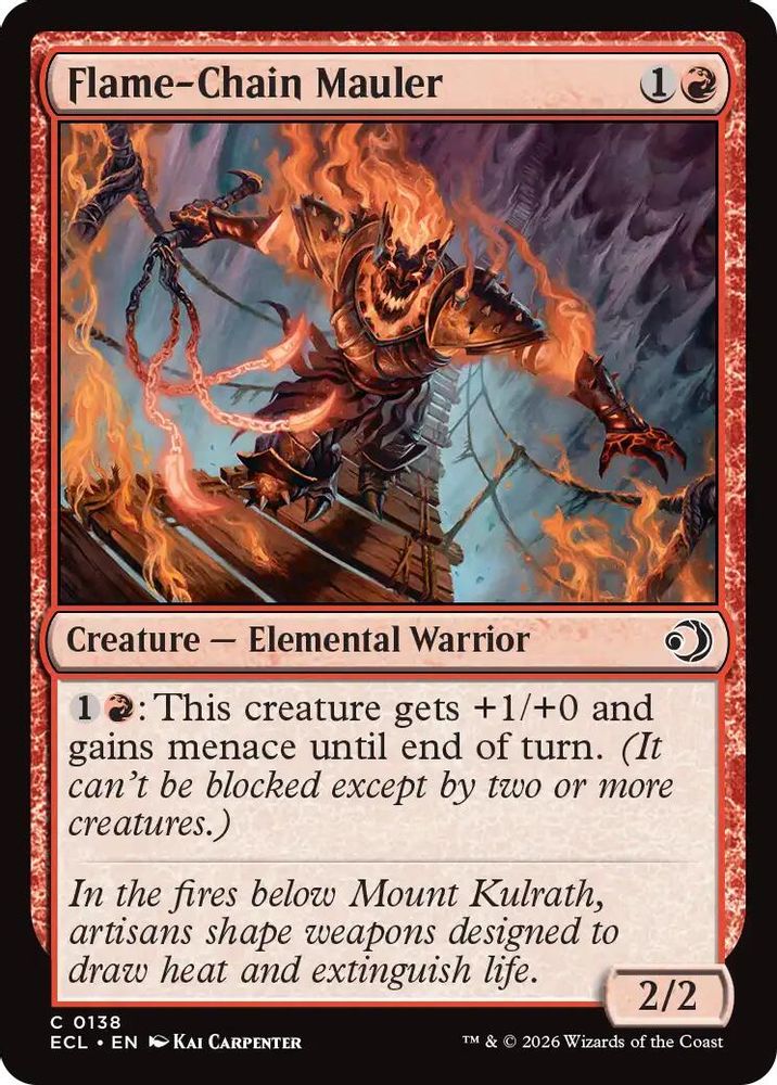 Flame-Chain Mauler [Lorwyn Eclipsed]