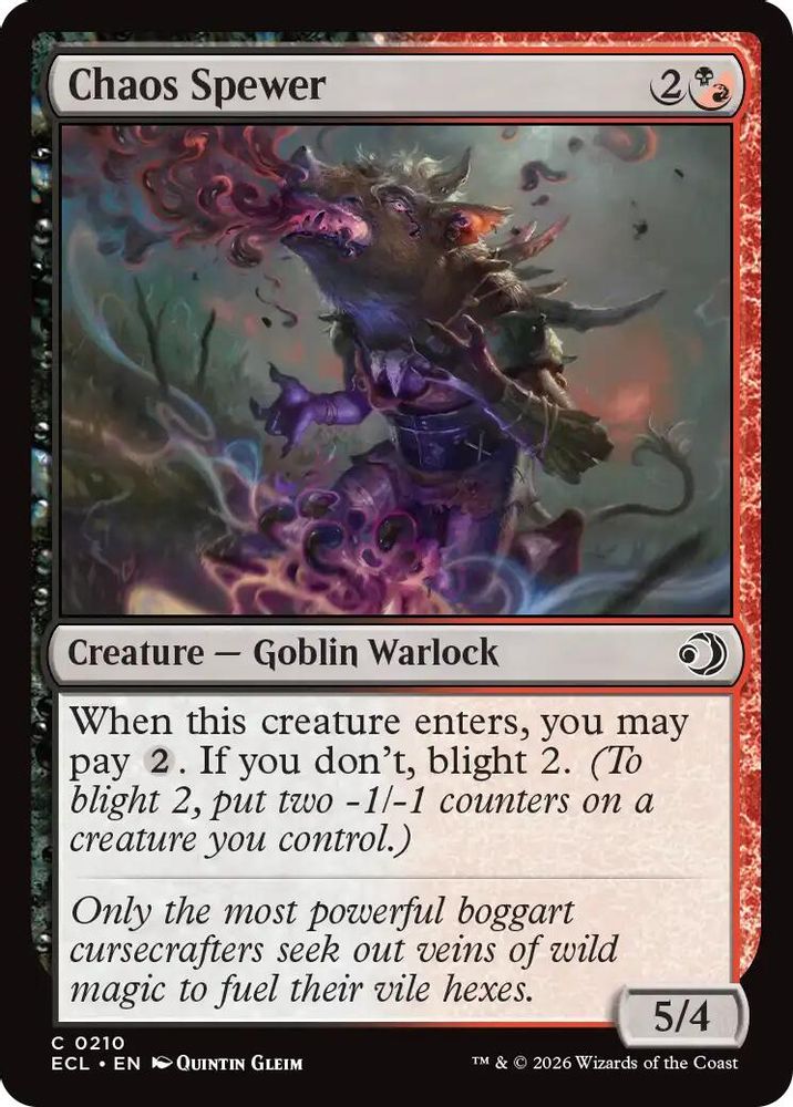 Chaos Spewer [Lorwyn Eclipsed]