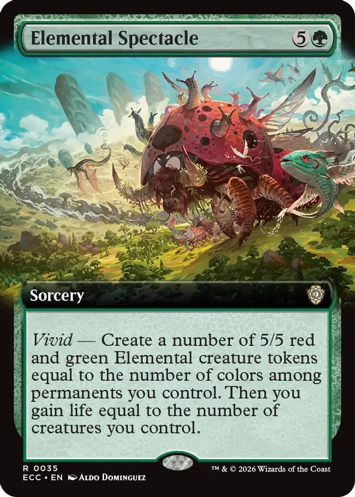 Elemental Spectacle (Extended Art) [Lorwyn Eclipsed Commander]