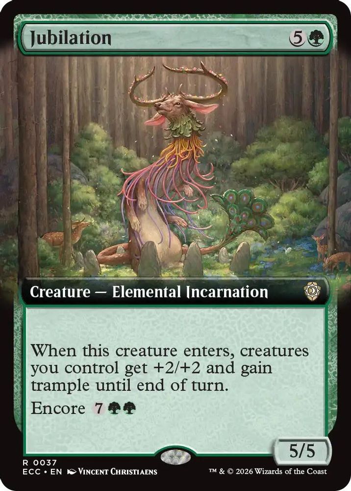 Jubilation (Extended Art) [Lorwyn Eclipsed Commander]