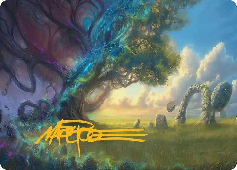 Morningtide's Light Art Card (Gold-Stamped Signature) [Lorwyn Eclipsed Art Series]