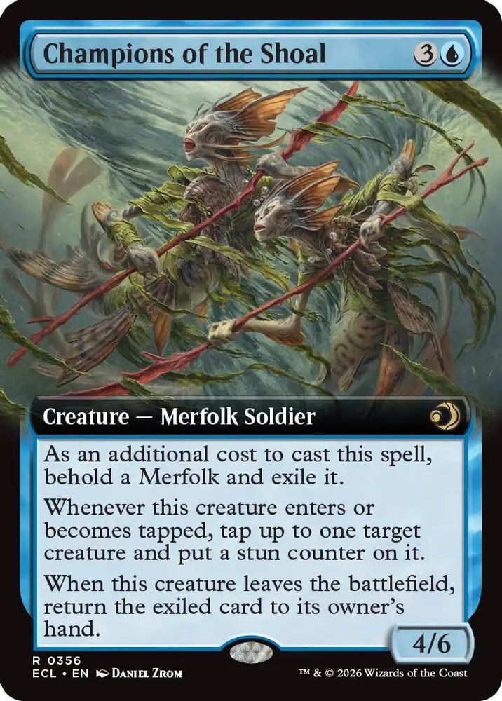 Champions of the Shoal (Extended Art) [Lorwyn Eclipsed]