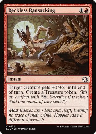 Reckless Ransacking [Lorwyn Eclipsed]