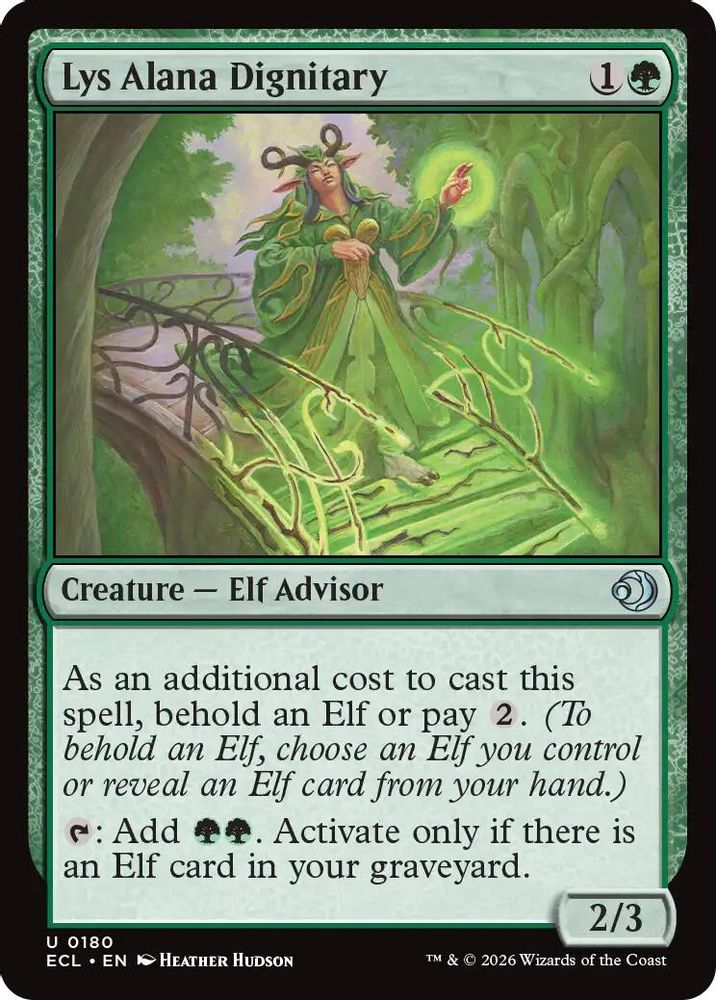Lys Alana Dignitary [Lorwyn Eclipsed]