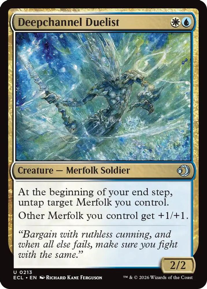 Deepchannel Duelist [Lorwyn Eclipsed]