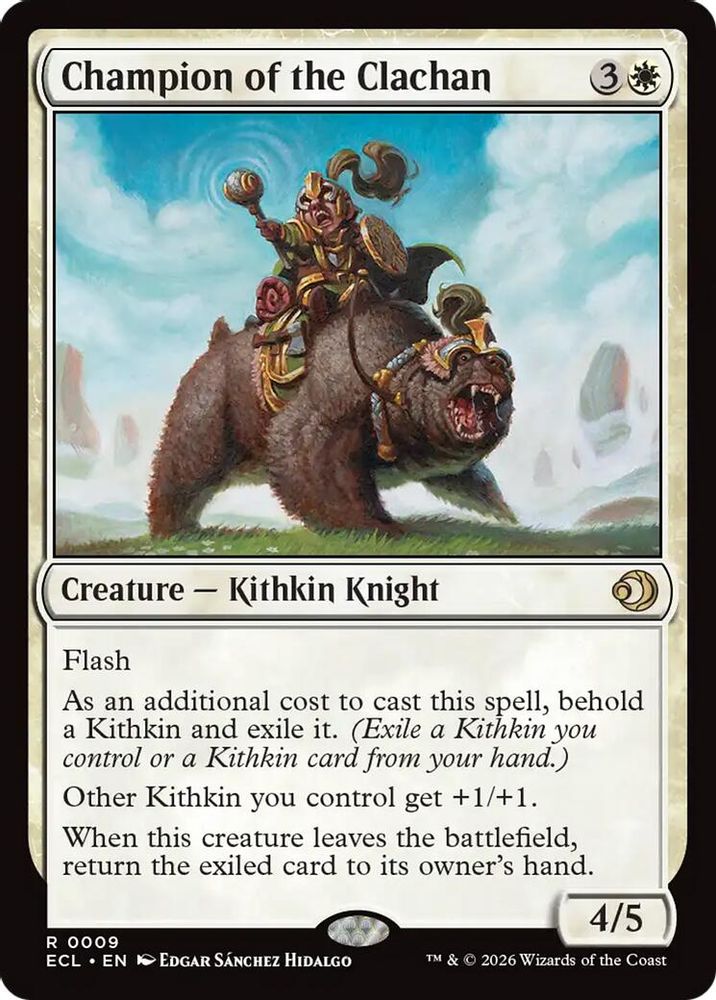 Champion of the Clachan [Lorwyn Eclipsed]