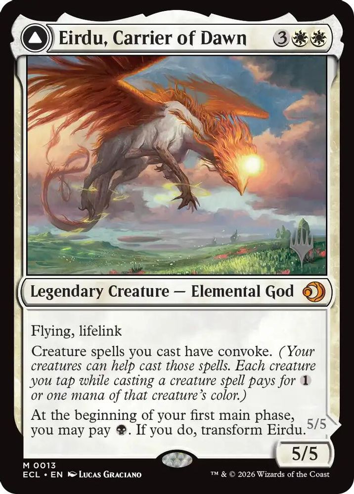 Eirdu, Carrier of Dawn [Lorwyn Eclipsed Promos]