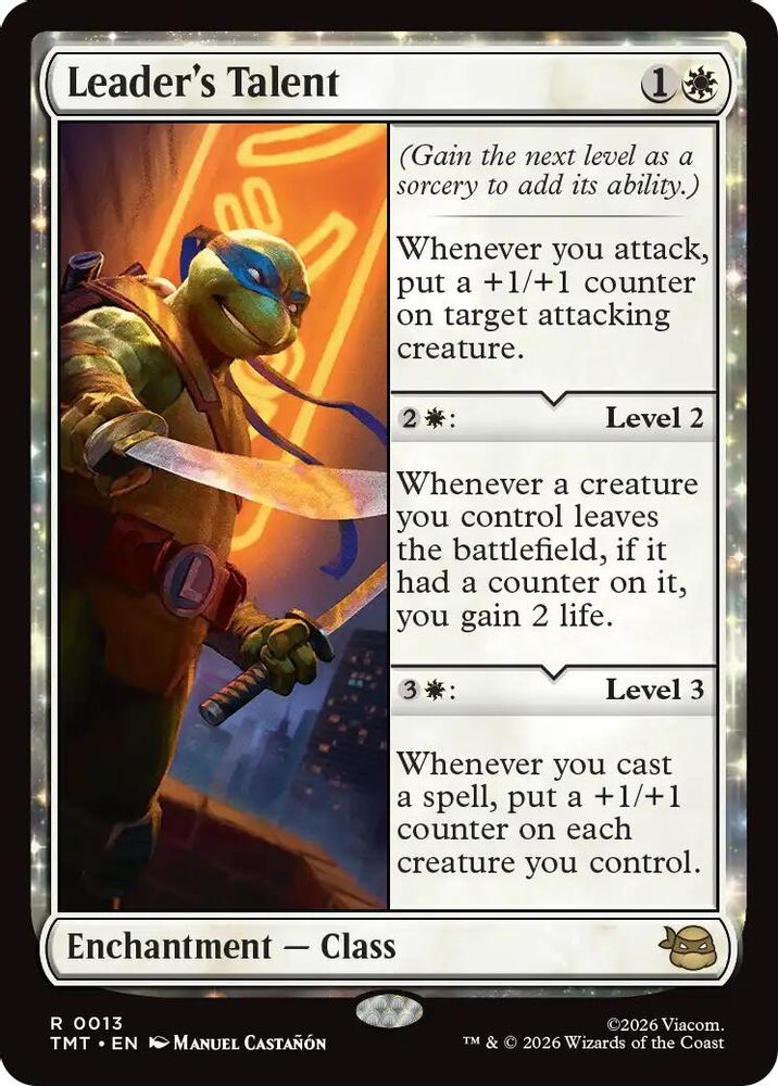 Leader's Talent [Teenage Mutant Ninja Turtles]