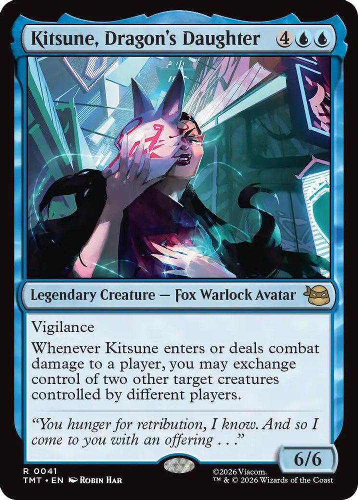 Kitsune, Dragon's Daughter [Teenage Mutant Ninja Turtles]
