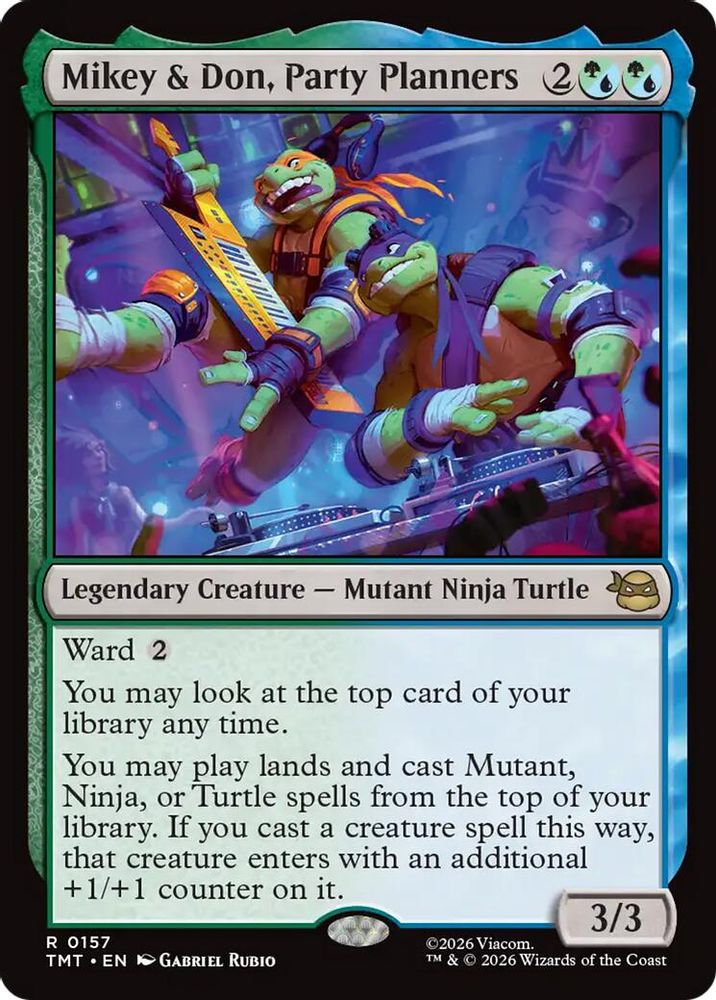 Mikey & Don, Party Planners [Teenage Mutant Ninja Turtles]