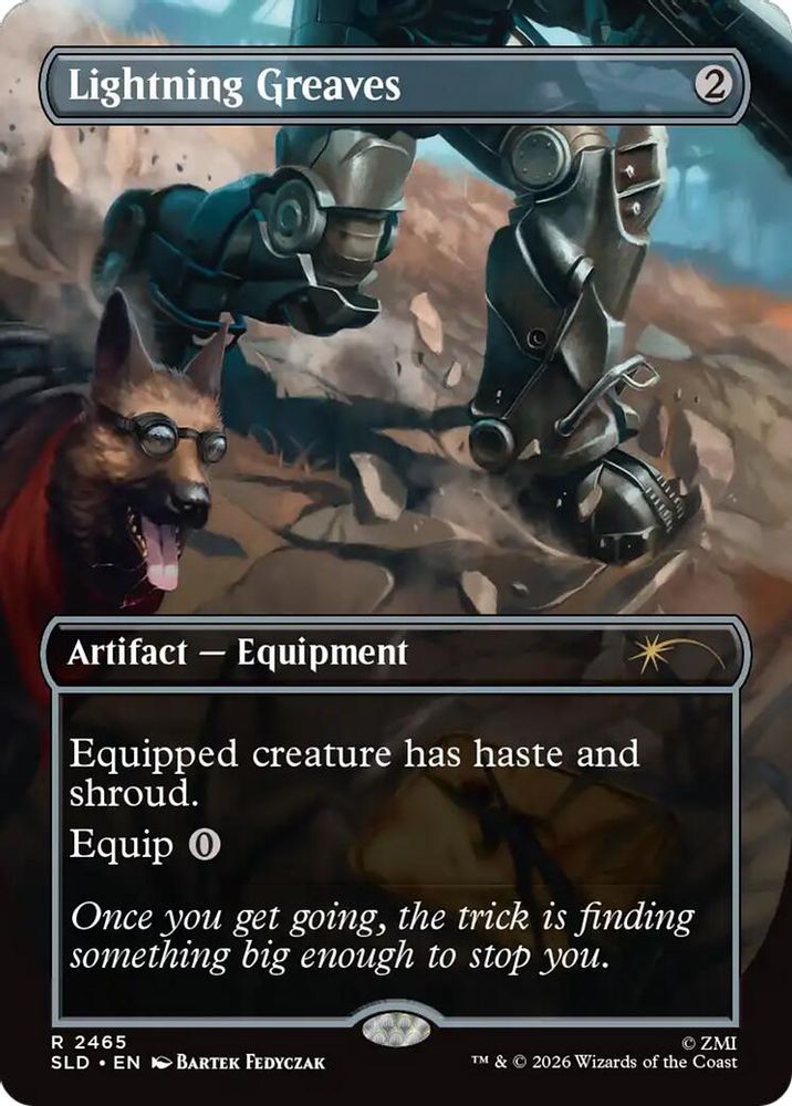 Lightning Greaves (2465) [Secret Lair Drop Series]