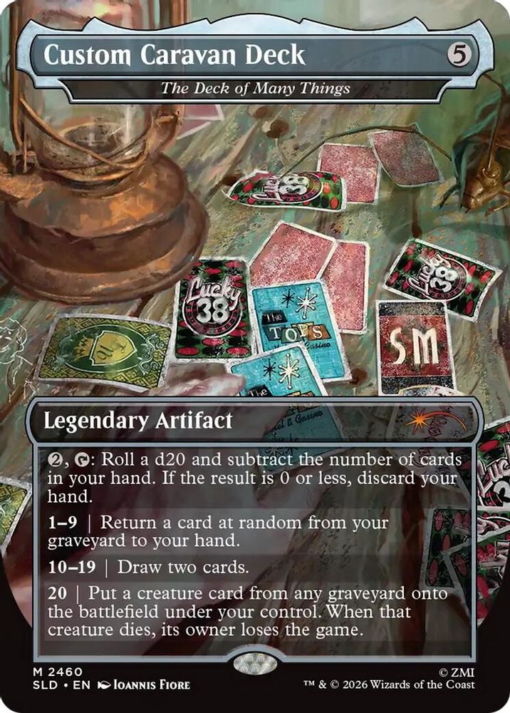 Custom Caravan Deck - The Deck of Many Things [Secret Lair Drop Series]