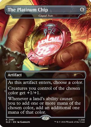 The Platinum Chip - Caged Sun [Secret Lair Drop Series]