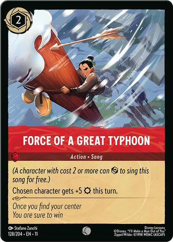Force of a Great Typhoon (128/204) [Winterspell]