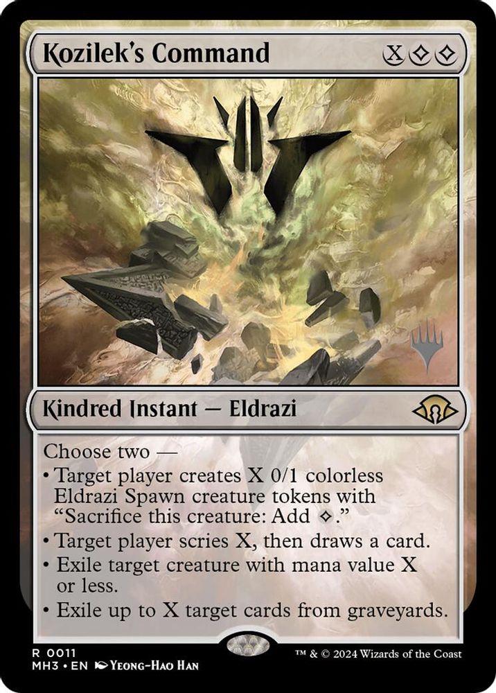 Kozilek's Command [Lorwyn Eclipsed Promos]