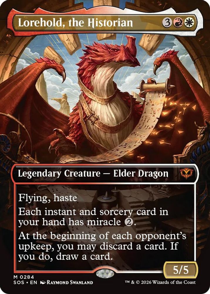 Lorehold, the Historian (Borderless) [Secrets of Strixhaven]