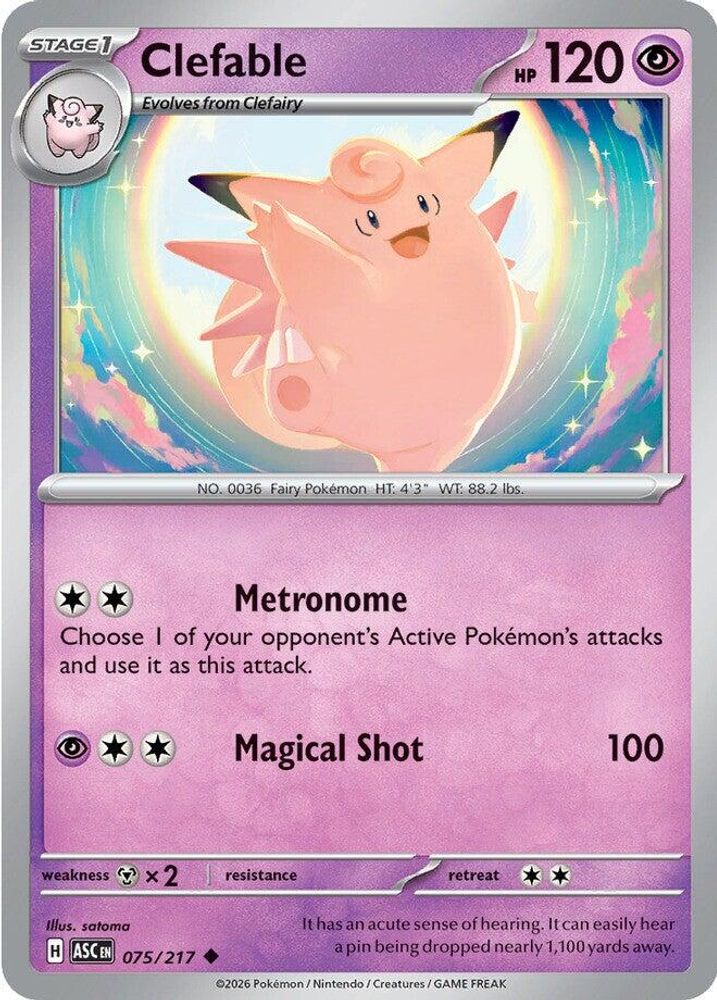 Clefable (075/217) [Mega Evolution: Ascended Heroes]