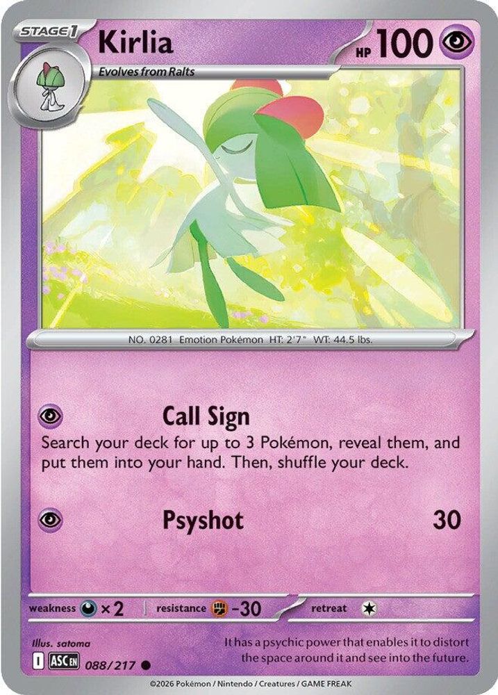 Kirlia (088/217) [Mega Evolution: Ascended Heroes]