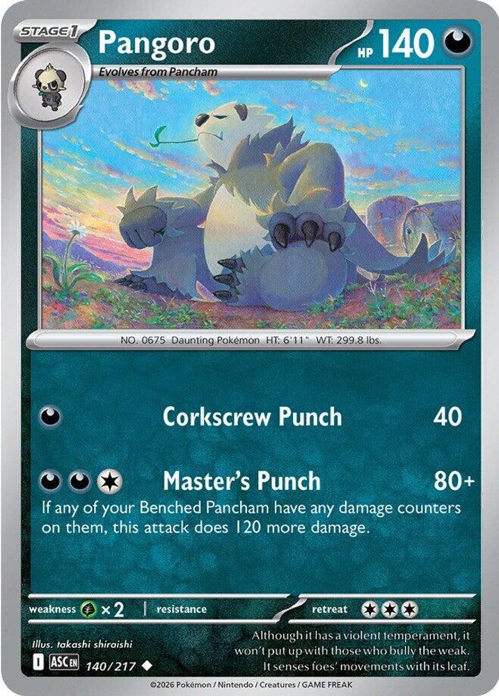 Pangoro 140  - Reverse Holofoil ME Ascended Heroes - Uncommon