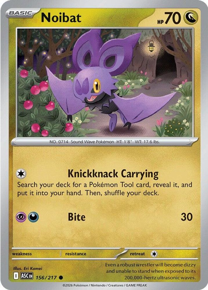 Noibat 156  - Reverse Holofoil ME Ascended Heroes - Common
