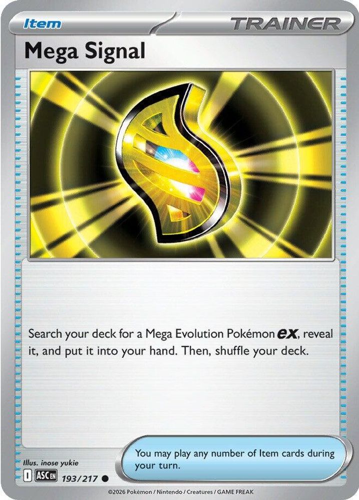 Mega Signal 193  - Reverse Holofoil ME Ascended Heroes - Common