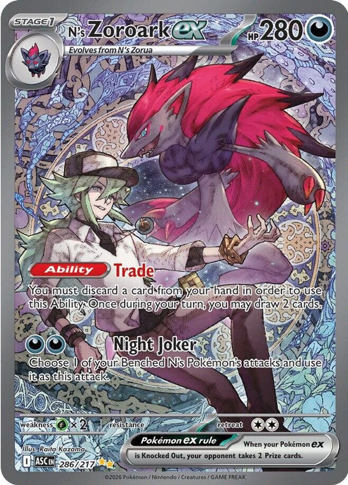 N's Zoroark ex (286/217) [Mega Evolution: Ascended Heroes]