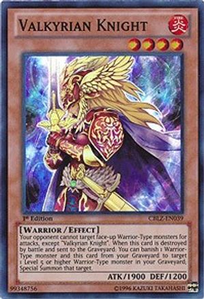 Valkyrian Knight [CBLZ-EN039] Super Rare