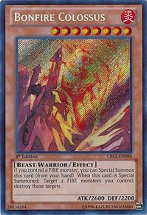 Bonfire Colossus [CBLZ-EN084] Secret Rare
