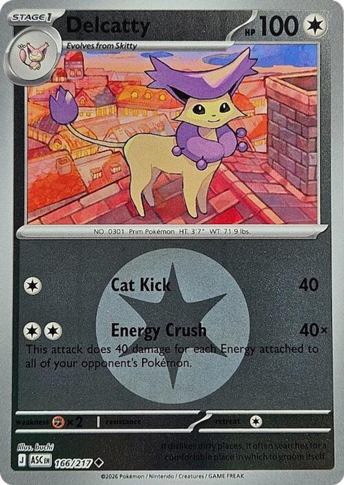Delcatty (166/217) (Energy Symbol Pattern) [Mega Evolution: Ascended Heroes]