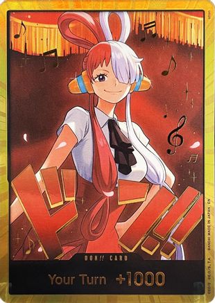 DON!! Card (Uta) (Gold) [Extra Booster: One Piece Heroines Edition]