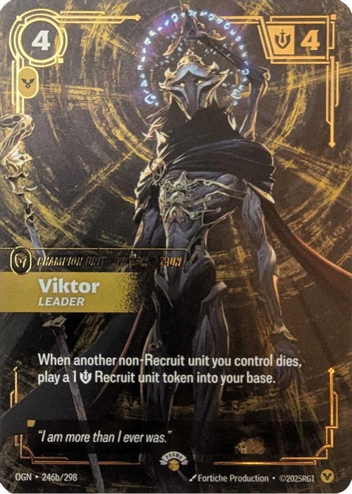Viktor - Leader (246a/298) - [Riftbound Promotional Cards Foil] (Riftbound TCG)