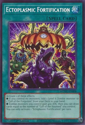 Ectoplasmic Fortification [MZMU-EN008] Secret Rare