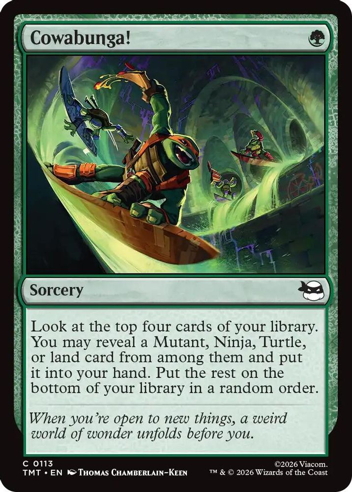 Cowabunga! [Teenage Mutant Ninja Turtles]