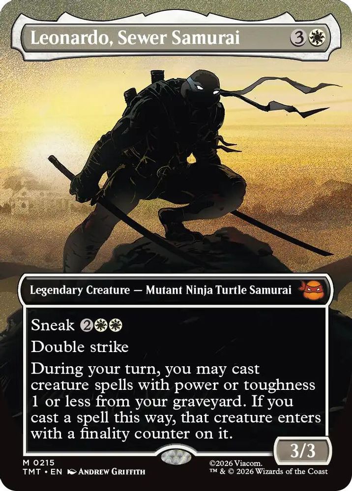 Leonardo, Sewer Samurai (Borderless) [Teenage Mutant Ninja Turtles]