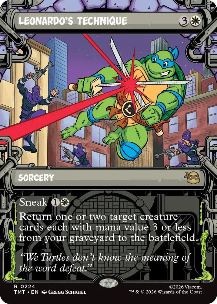 Leonardo's Technique (Showcase) [Teenage Mutant Ninja Turtles]
