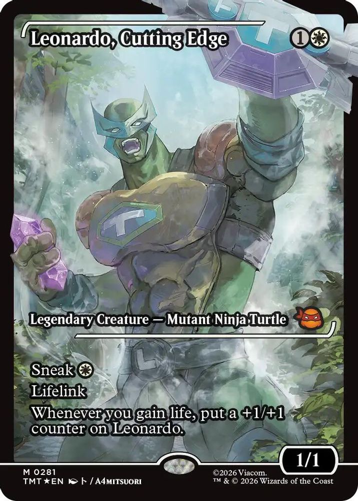 Leonardo, Cutting Edge (Showcase) [Teenage Mutant Ninja Turtles]