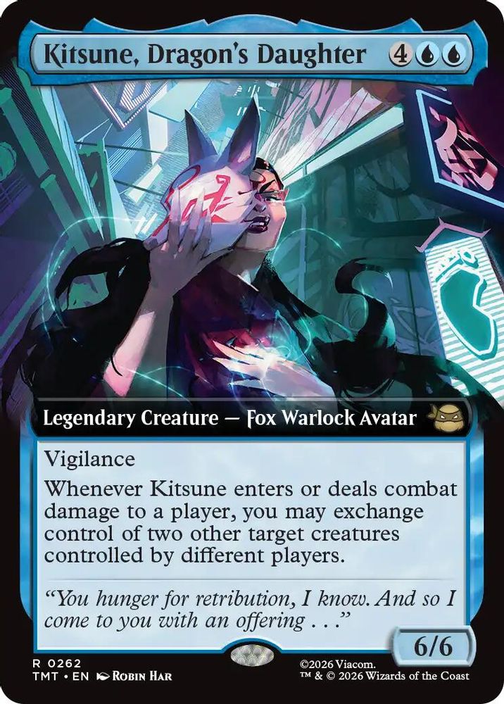 Kitsune, Dragon's Daughter (Extended Art) [Teenage Mutant Ninja Turtles]