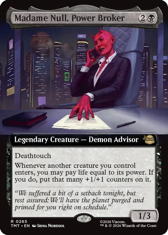 Madame Null, Power Broker (Extended Art) [Teenage Mutant Ninja Turtles]