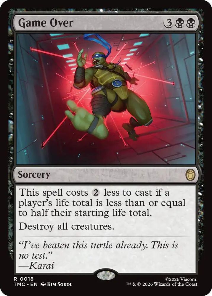 Game Over [Teenage Mutant Ninja Turtles Commander]