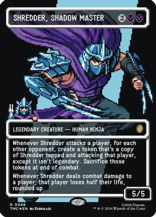 Shredder, Shadow Master (Borderless) [Teenage Mutant Ninja Turtles Commander]